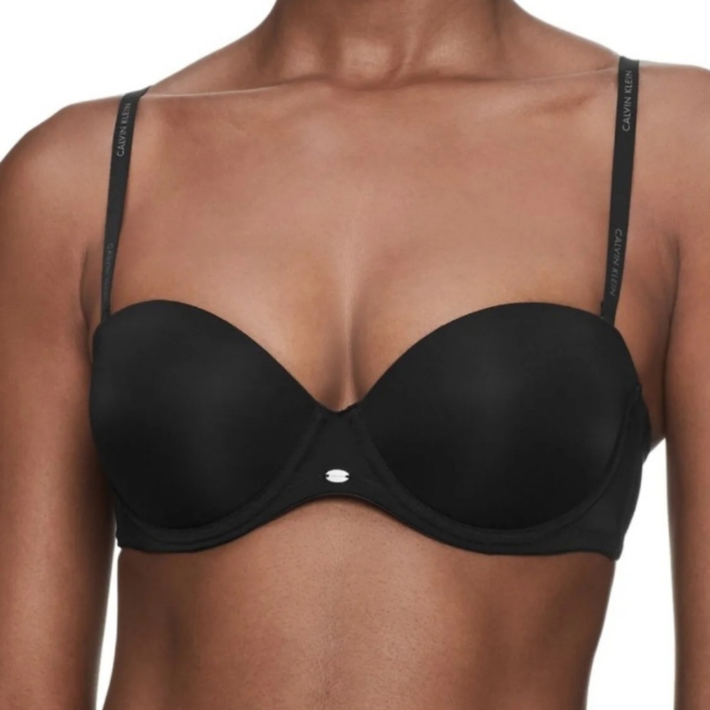 Calvin Klein Black Convertible Underwire Bra Size 36D NEW NWT